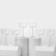 A set of glass glasses for Martini Babble, 290 ml, 6 pcs