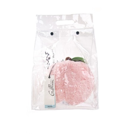 Gulliver soft toy "Apple", pink color, 20 cm-5