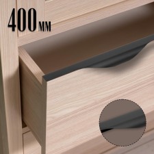 Cappio RP100BL, L = 400 mm, Black, 4 pcs.