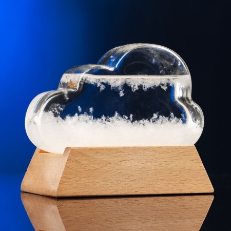 Barometer - Stormglass "Cloud" 11x7x4cm, mix-4