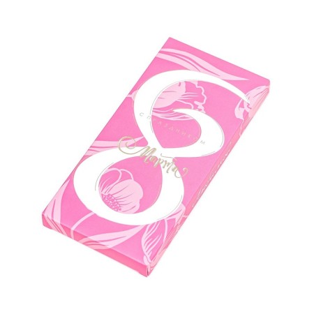 Gift box for tiles of chocolate, without a window "beloved", 17 x 8 x 1.4 cm-2