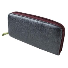 Wallet, color gray mother -of -pearl, Mumi series
