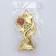 The Cup "Our Pride", award figure, gold, plastic, 16.5 x 8 cm.