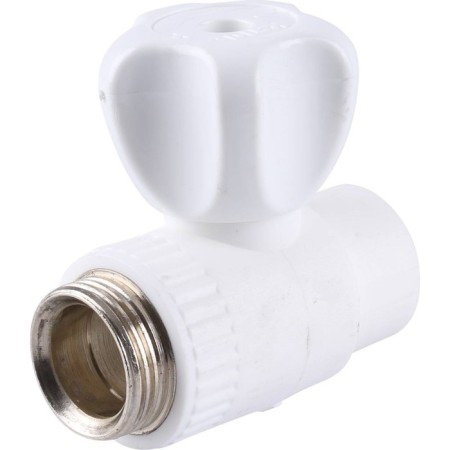 Ball Kalde Ball, polypropylene, d = 20 mm x 1/2 ", collapsible, straight, with a plug nut-3