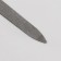 Metal file for nails, 17 cm, in a case, silver/black color