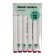 Meshu bilateral markers for sketching, 12 colors (berry colors)