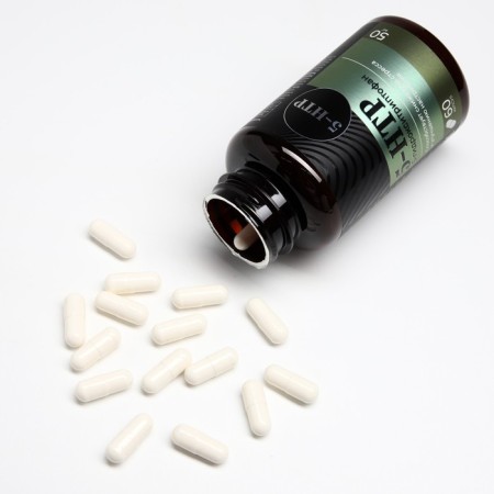 5 HTP Triptophan Vitamins for mood and sleep, weight control, 60 capsules-5