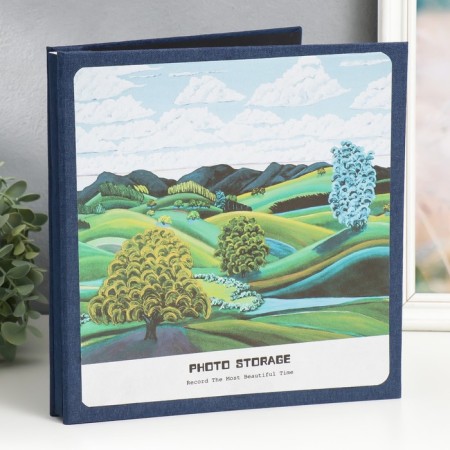 Photo album magnetic 30 sheets "Trees. Abstraction" density 300 g 28x27x3 cm