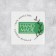 A set of business stickers Hand Made, White, 50 pcs, 4 x 4 cm