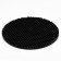 Rug for a bowl, round, diameter 24 cm, black