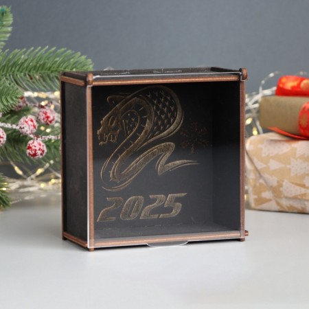 New Year's box "Cobra 2025" 6x12x12 cm