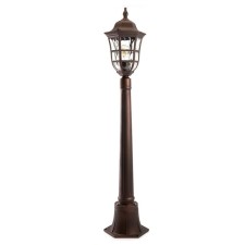 Garden-park lamp Feron PL696, IP44, E27, 60 W, 205x205x1080 mm, brown color