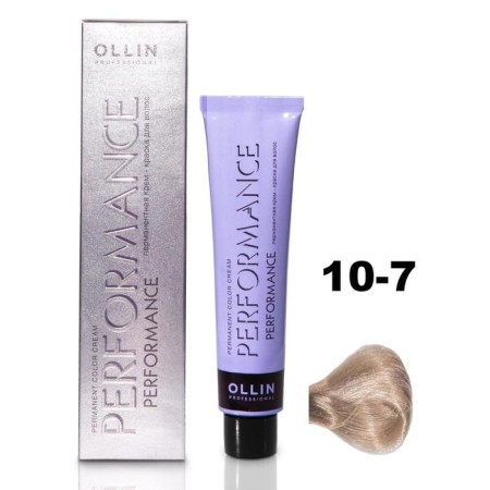 OLLIN PROFESSIONAL PERFORMANCE hair cream, tone 10/7 Brown blond, 60 ml