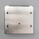 Dispenser for paper sheet towels, stainless steel
