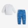 Set: jumper and pants crumb I "Dino", height 80-86 cm, gray/blue color