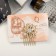 Liberty hair crest is a mountain flower, 5.5x3.5 cm, gold