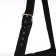 Women's bag quilted on the shoulder, lightning department, 25x14x6 cm, black color