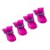 Rubber boots "All-terrain vehicle", set of 4 pcs., R-r S (sole 4 x 3 cm), purple