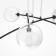 Suspension lamp Maytoni Mod172PL-06B, 6XG4, 20W, 130x340.7 cm, black color