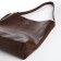 Women's bag-bag on a magnet, cosmetic bag, brown color