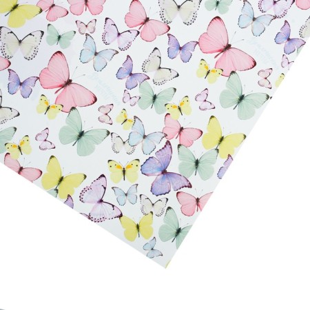 Glossy packaging paper "Light butterflies", 70 x 100 cm-2