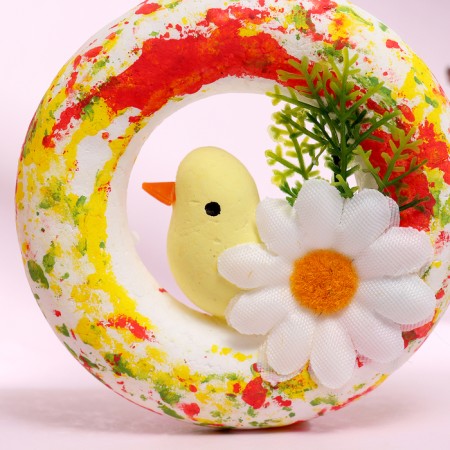 Decorative Easter suspension "chicken" 2 × 9 × 9 cm-2