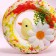 Decorative Easter suspension "chicken" 2 × 9 × 9 cm