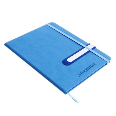 School diary, 5-11 grade, PVC cover, with a handle, on the elastic "Bright style", mix-2