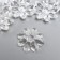 Decor for creativity Plastic "CRISTAL" set 10 pcs 3.3x3.3x0.8 cm