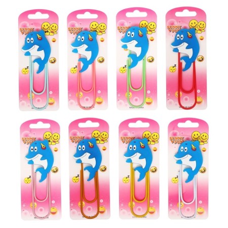 The bookmark is large, 11 cm, "dolphin", mix-4