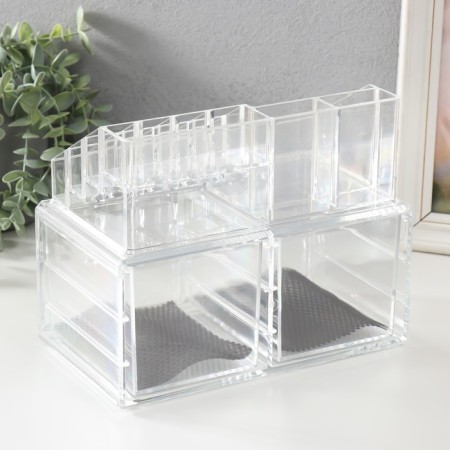 ORGANIZER CHANTER PLAC 2 Boxes Transparent 19x24x14 cm-3