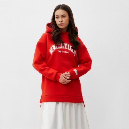 Female Hoods with the Ober Mist Cozy Style, Red, Size 42