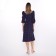 Women's dress, dark blue color, size 46