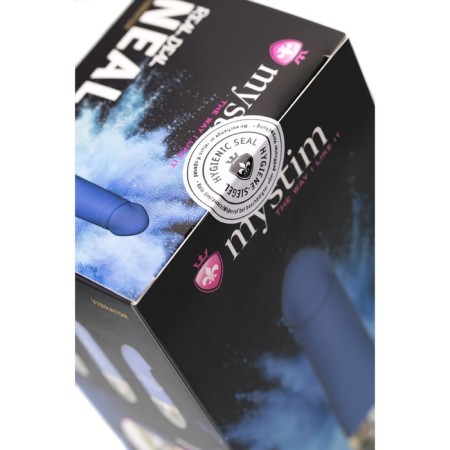 Vibrator Mystim Real Deal Neal, 16.5 cm, silicone, blue color-11