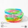Silicone bracelet "mood", set of 10 pcs., Mix color, 6 cm