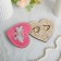 The stand for the rings "pigeons", pink, on the magnet