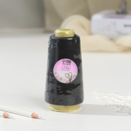 Threads 20/2, 3000 yard, black color-4