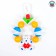 Suspension - rattle "Sunny Bear" on a crib, stroller, color mix, aelytes