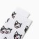 Women's socks "cat meme", white color, rr 36-40