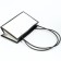 Bag for flowers white moisture -resistant, 22x10.5x13.5 cm