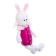Soft toy "Bunny marshmallows in a vest", 25 cm