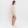 Women's costume (blouse, shorts) minku: enjoy is beige color, size 42