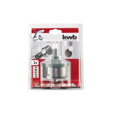 Crown Pile Set KWB, 60-75 mm, depth = 30 mm, 3 pcs.-1