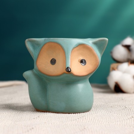 Pot "Fred Fred" Biryuzovaya, 8x9x9cm-2