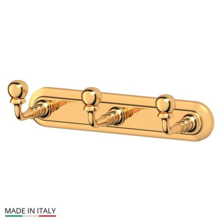 3sc hanger, 3 hooks, gold, 17 cm
