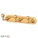 3sc hanger, 3 hooks, gold, 17 cm