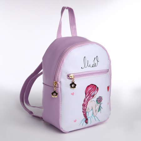 Baby backpack on lightning, pink color-4