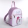 Baby backpack on lightning, pink color