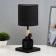 Board Lamp "Tenderness" E14 40W Black 15x15x31cm Risalux