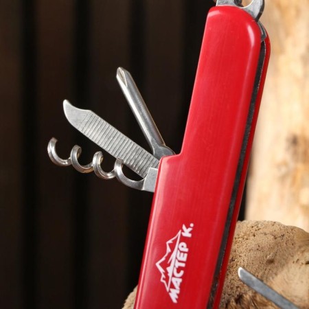 Swiss knife "Master K" 8B1, red-2